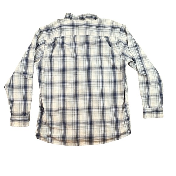 Blue Mountain Men's L Button Down LS Plaid 98% Cotton SEE DESCRIPTION - Picture 2 of 16